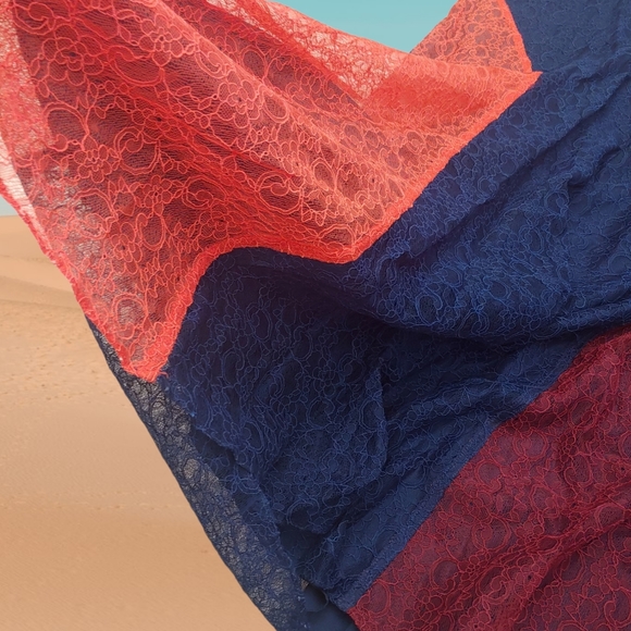 Diane von Furstenberg lace maxi gown Dress Women 10 - Picture 2 of 4